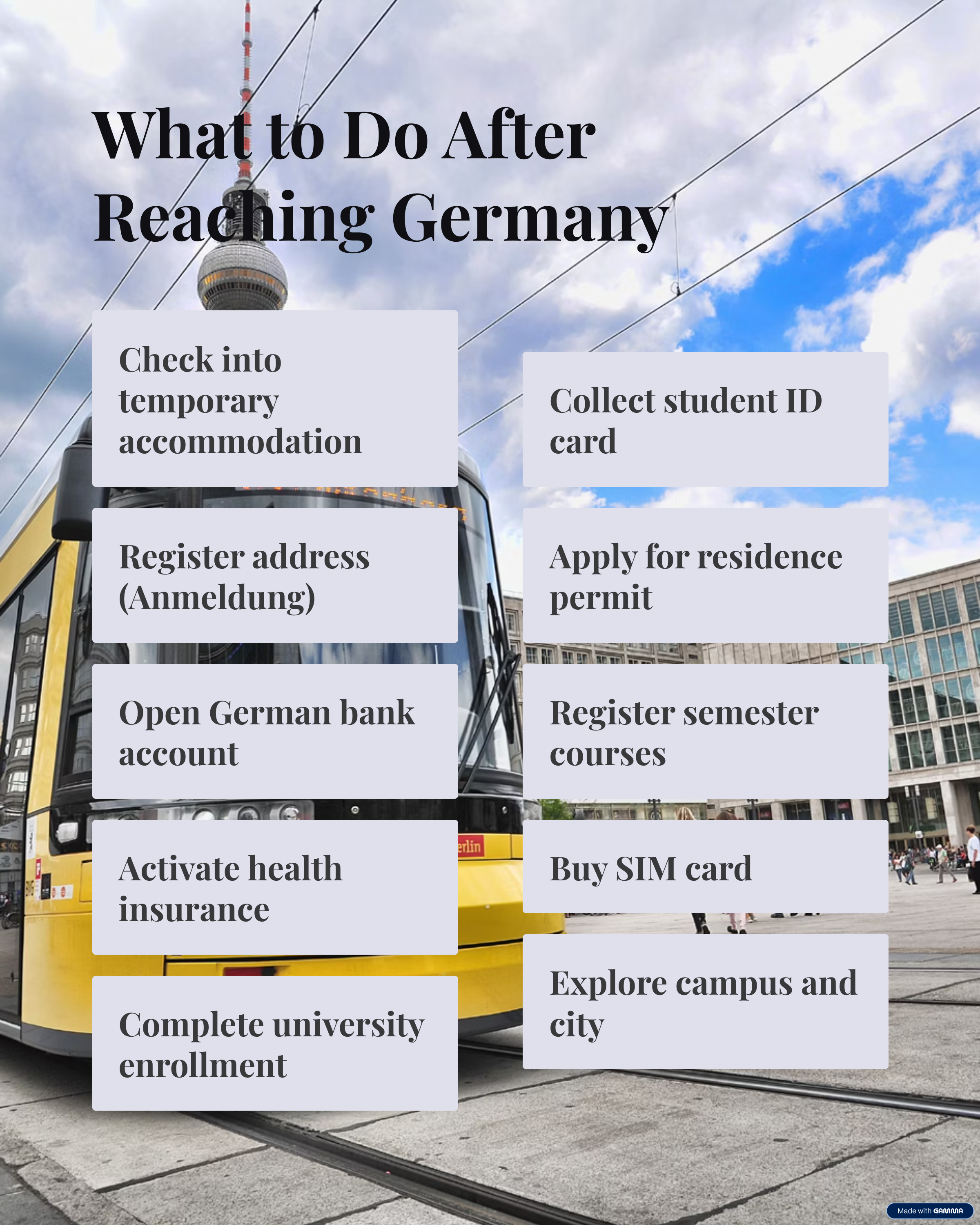 After Reaching Germany